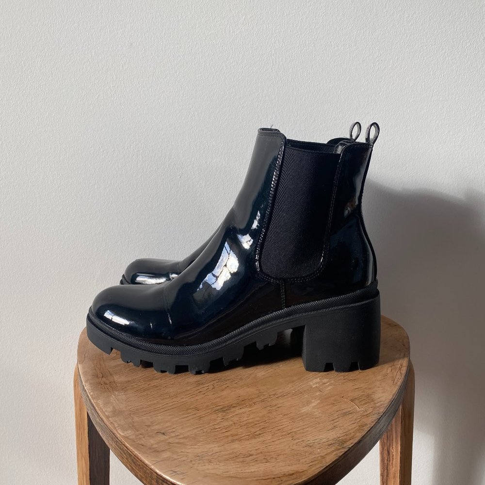 JustFab Black Roonie Bootie